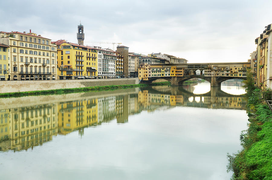 Europe Travel Destination Arno River Photograph by Boogich