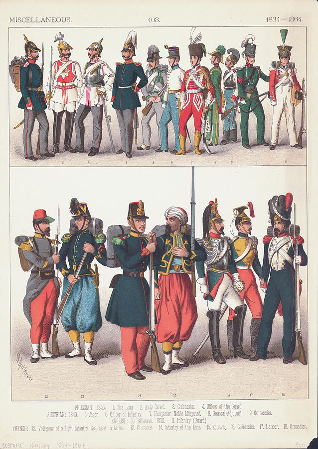 European Military Uniforms Photograph by Archive Photos