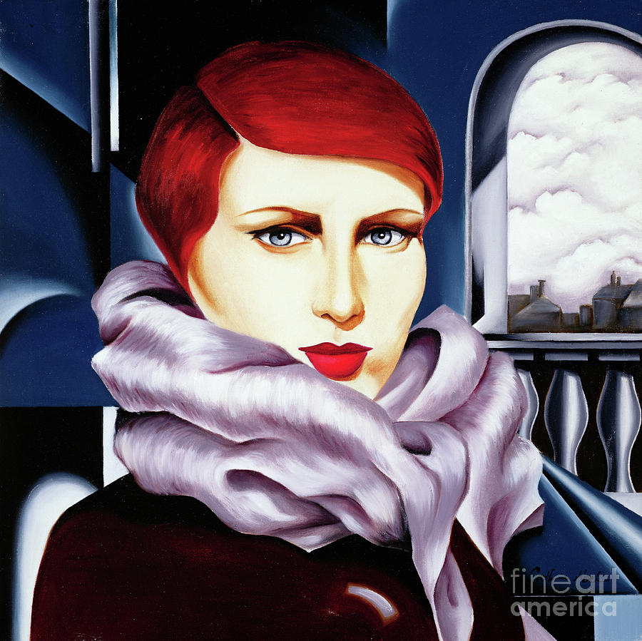 European Winter Painting by Catherine Abel