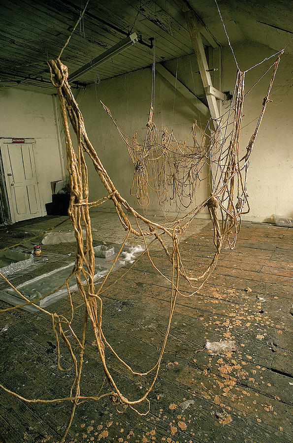 Rope Photograph - Eva Hesse [Misc.] by Henry Groskinsky