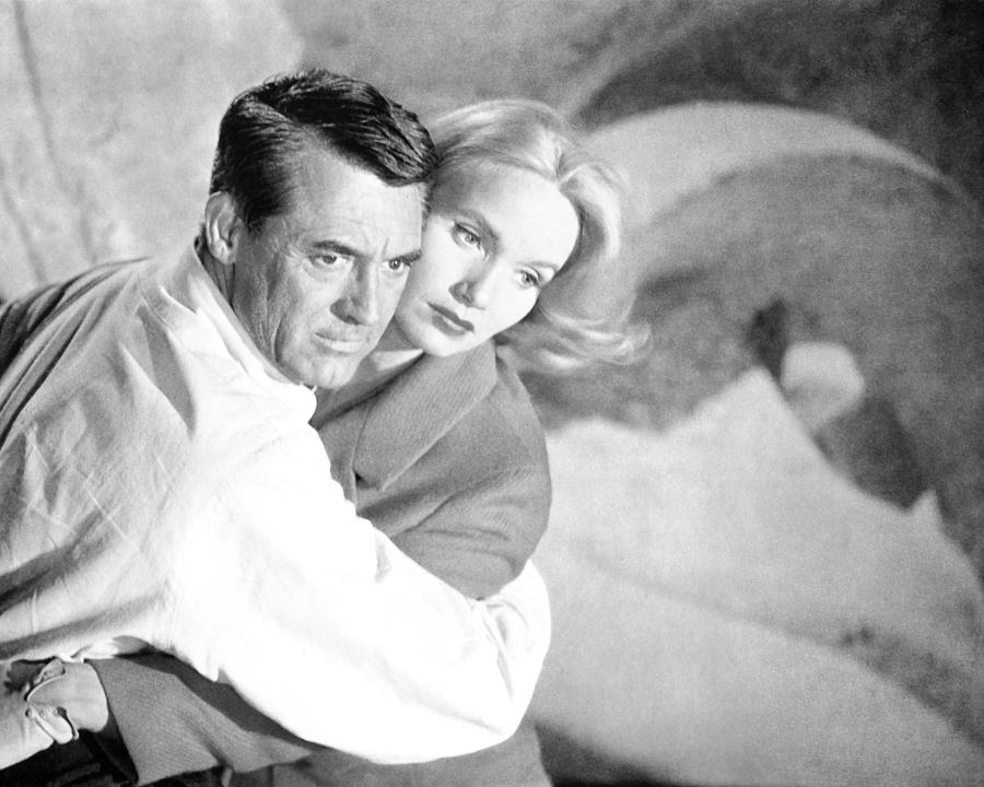 Eva Marie Saint And Cary Grant Embracing Each Other Photograph by Globe ...