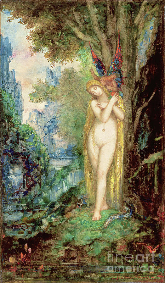 Eve, C.1880-c.1885 Painting by Gustave Moreau