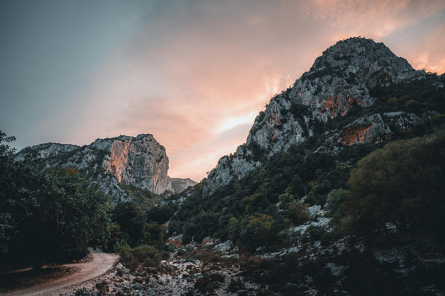Eve Of The Hunt: Sunset Over Sardinian Wilds Photograph by Heinz Klein