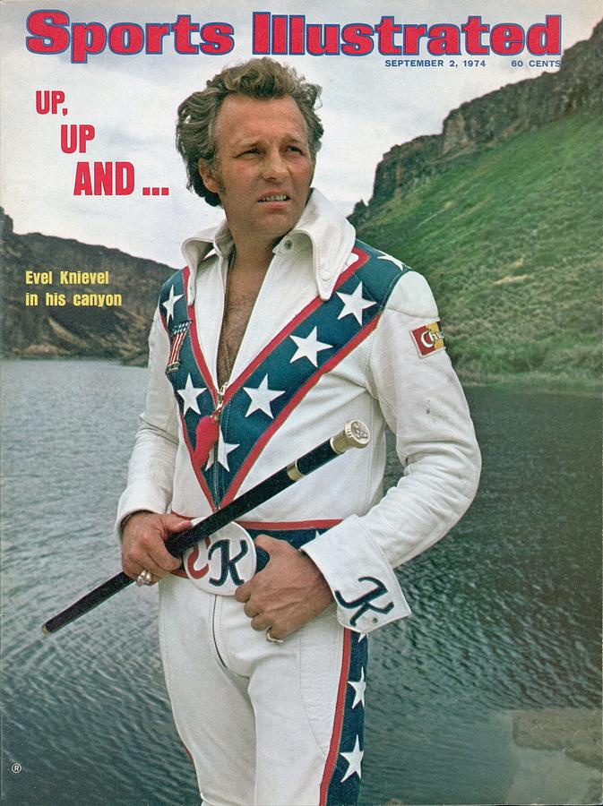 Evel Knievel, Motorcycle Daredevil Sports Illustrated Cover Photograph by Sports Illustrated