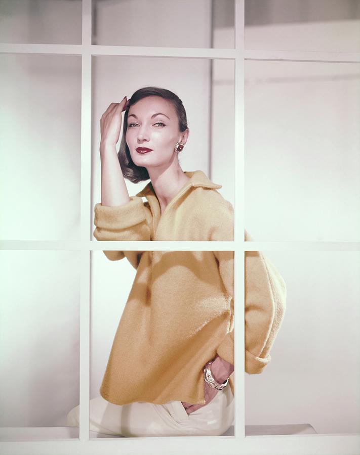 Evelyn Tripp Wearing Amco Photograph By Horst P Horst Pixels 