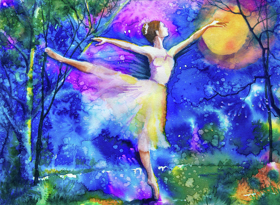 Fantasy Painting - Evelyns Dance by Patricia Allingham Carlson