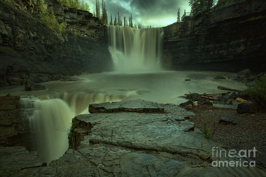 Evening At Crescent Falls Photograph by Adam Jewell