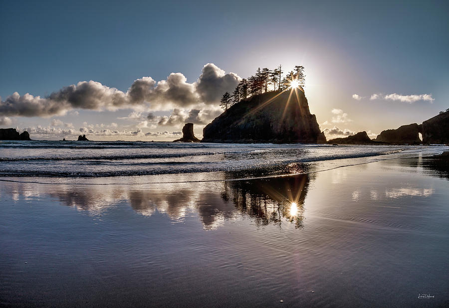 Evening at Second Beach Photograph by Leland D Howard