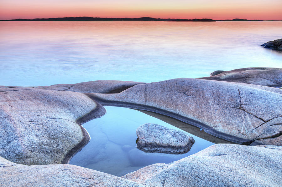 Evening At The Swedish Coastline Photograph by Martin Wahlborg