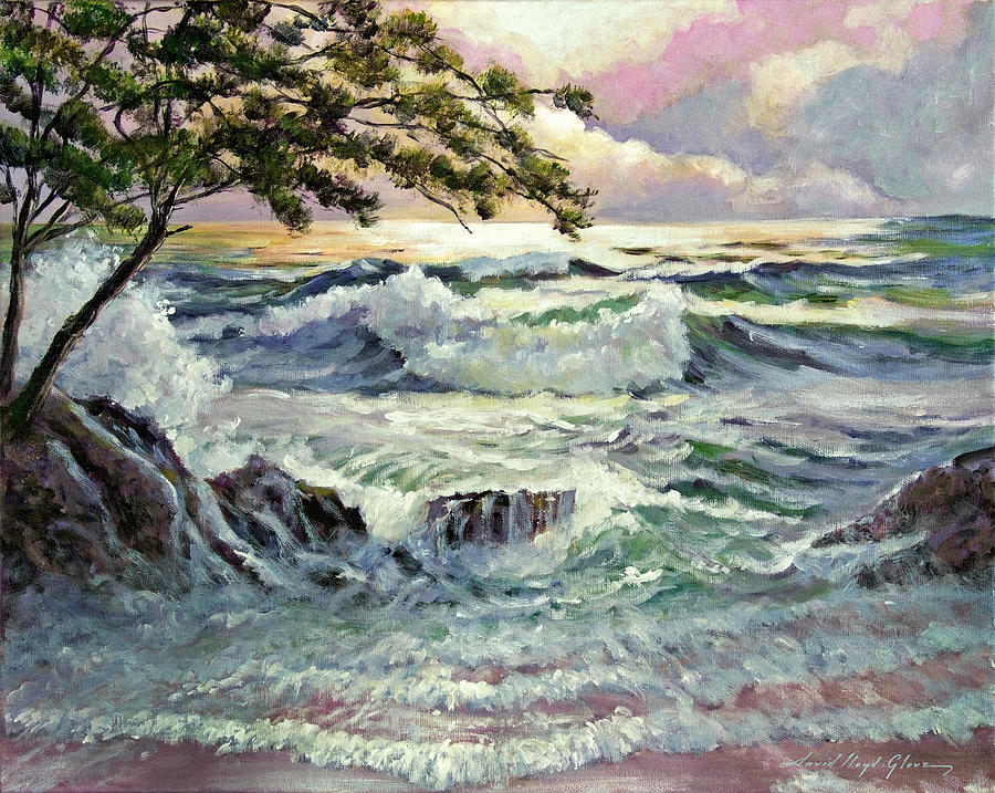 Evening Beach Painting