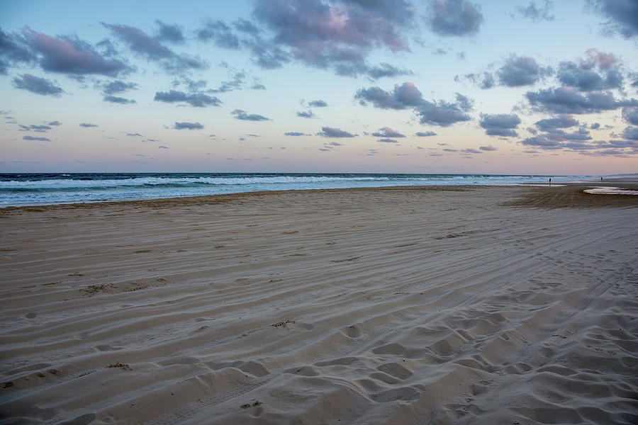 Evening Beach Photograph by Mark Hunter