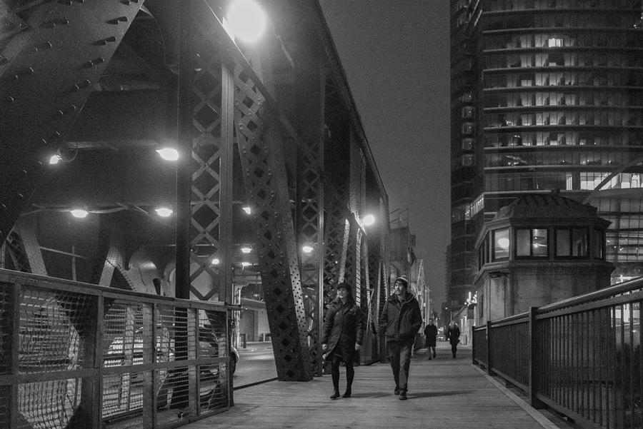 Evening Bridgewalk Photograph by Wendy Fischer Hartman