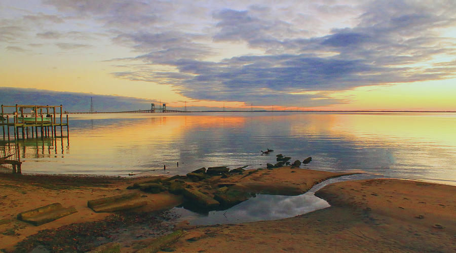 Evening By The James River Photograph