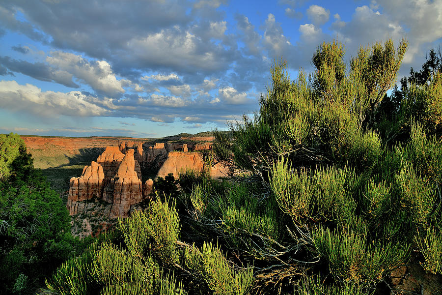 Evening Clouds above Colorado National Monument Photograph by Ray Mathis