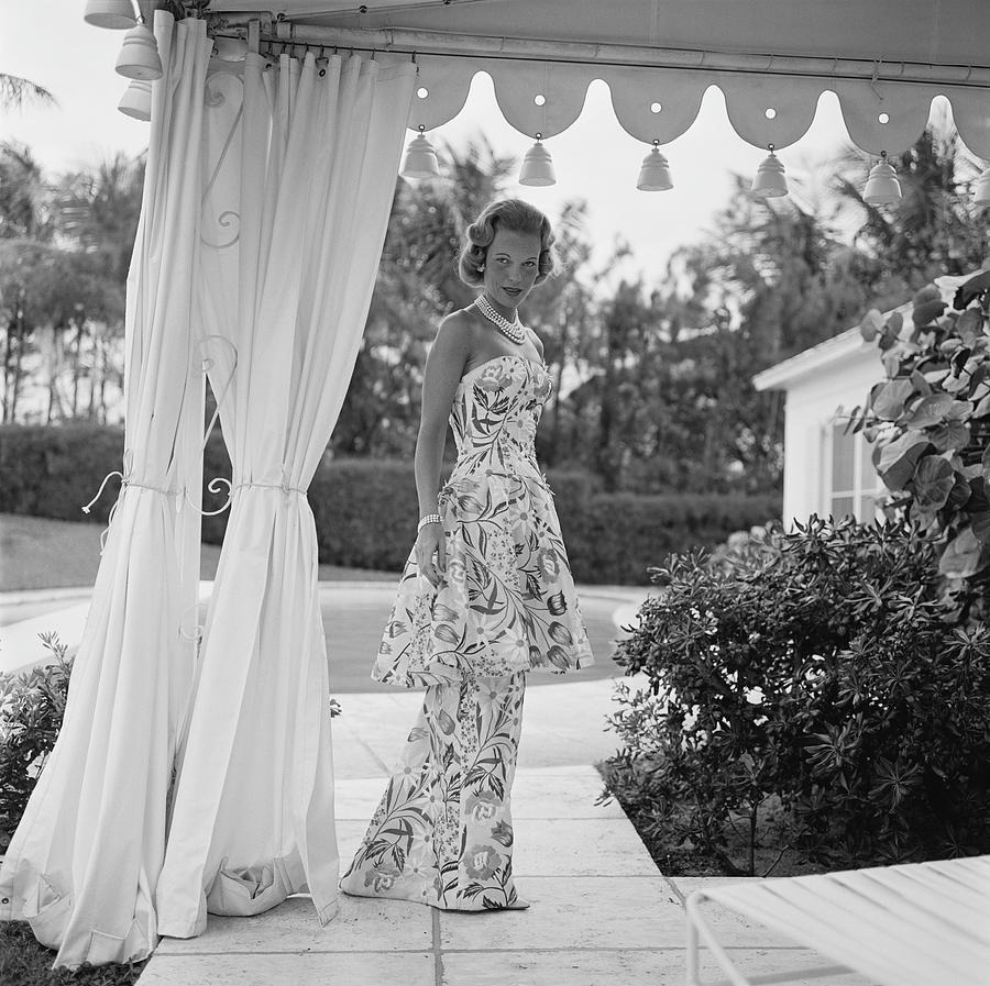 Evening Dress Photograph by Slim Aarons