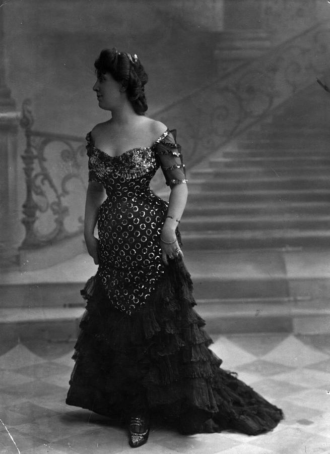 Evening Gown Photograph by London Stereoscopic Company