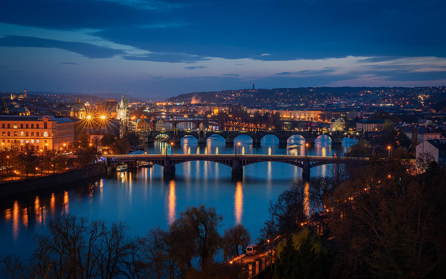 Evening In Prague Photograph by Sergiy Melnychenko