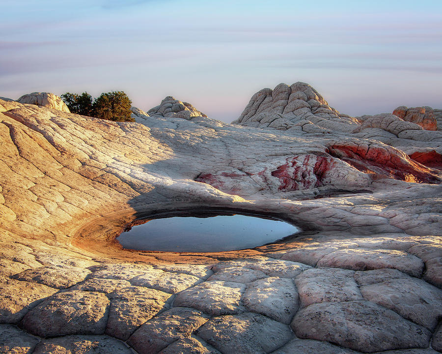 Evening in Sandstone Desert Photograph by Alex Mironyuk