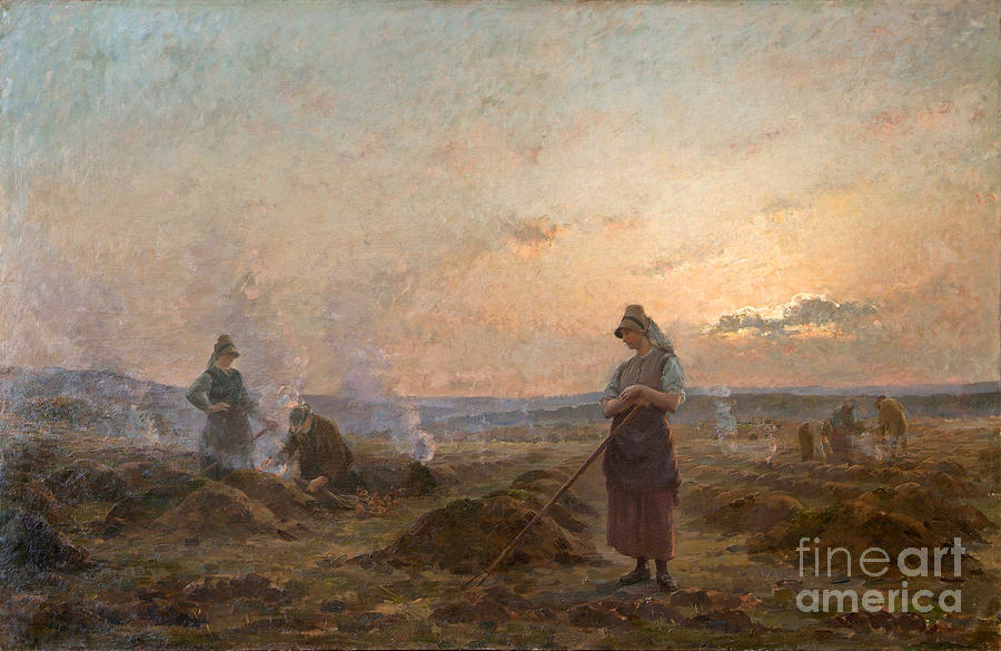 Evening In The Ardennes. Artist Drawing by Heritage Images