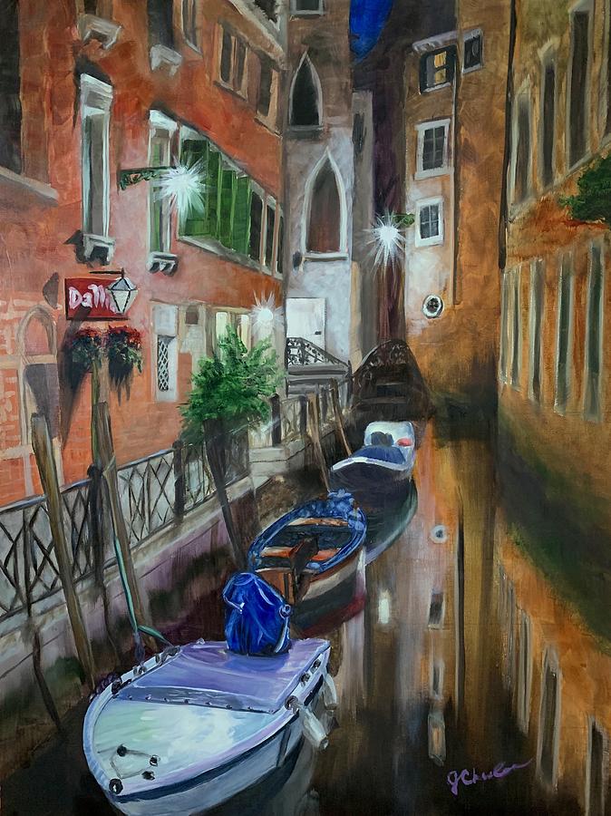 Evening in Venice Painting by Jan Chesler