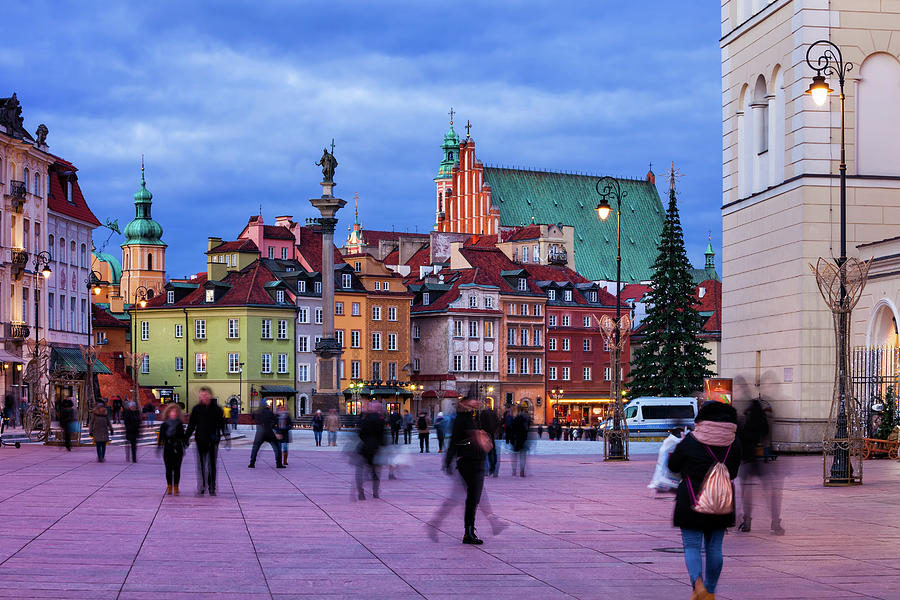 Evening in Warsaw Photograph by Artur Bogacki