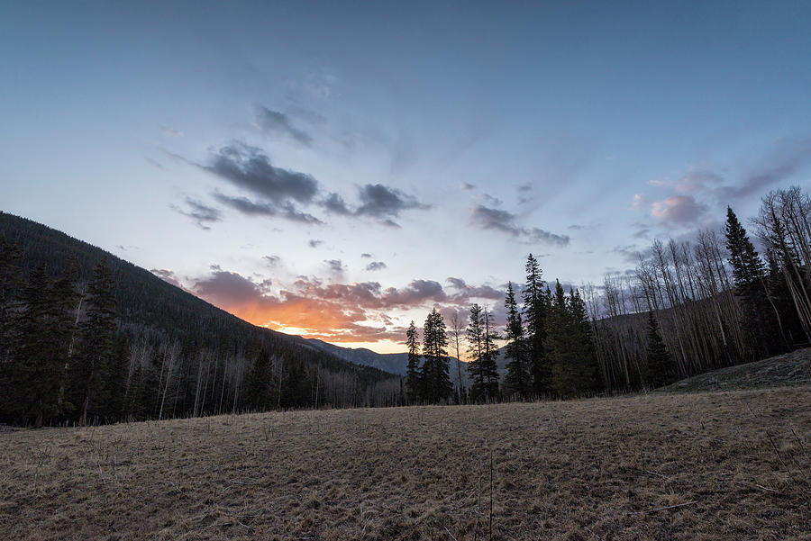 Sunset Photograph - Evening Landscape In The Pecos Wilderness by Cavan Images