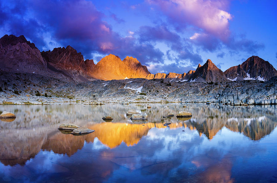 Alpine Photograph - Evening Light On The Palisades In Dusy by Russ Bishop Alpine Photograph - Evening Light On The Palisades In Dusy by Russ Bishop