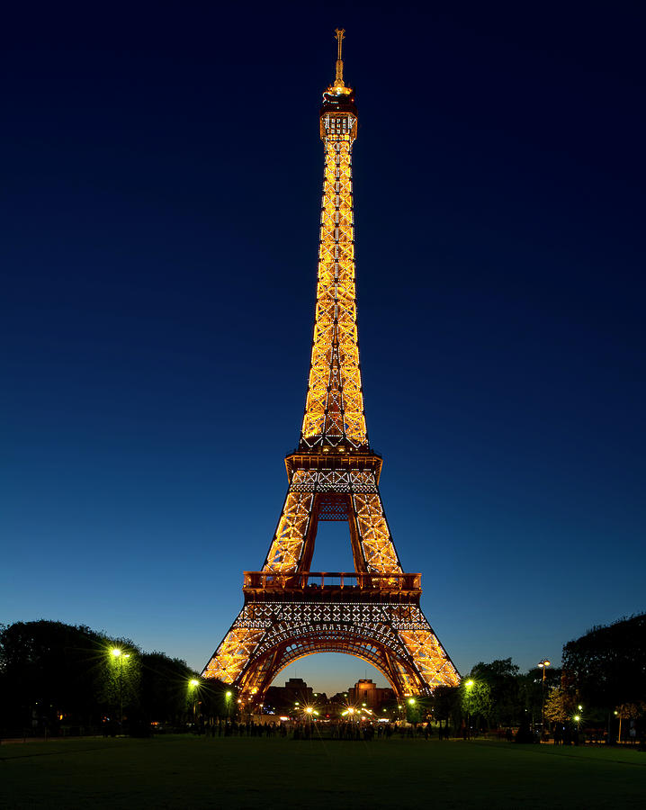 Evening Light Show At The Tower Photograph by Michael Blanchette ...