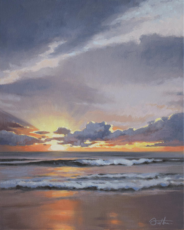 Sunset Painting - Evening Performance by Todd Baxter