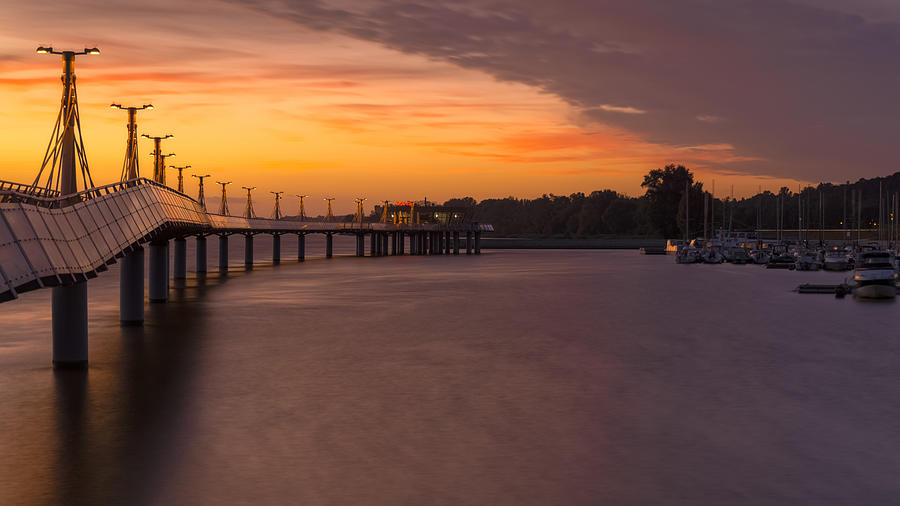 Evening River Photograph by Slawomir Kowalczyk