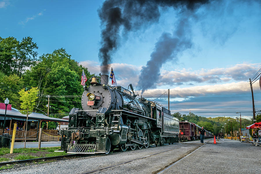 Evening Stop for Ol' 1702 by Gary Bond Evening Stop for Ol' 1702 by Gary Bond