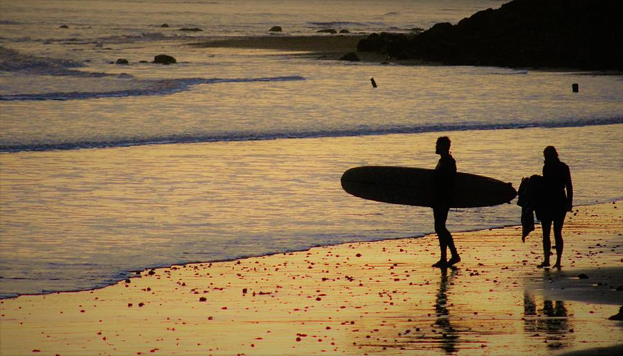 Evening Surf Photograph by FD Graham