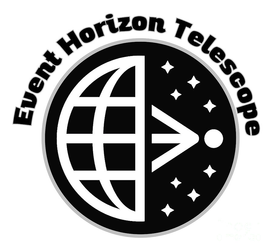 Event Horizon Telescope Logo Digital Art by Nikki Sandler