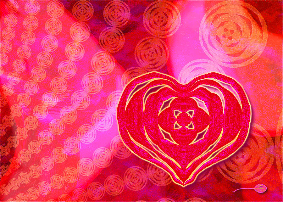 Valentines Day Digital Art - Ever Increasing Love by Mathilde Vhargon