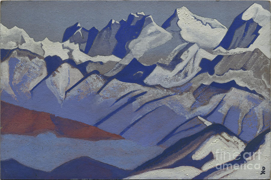 Everest, 1936 Painting by Nicholas Roerich