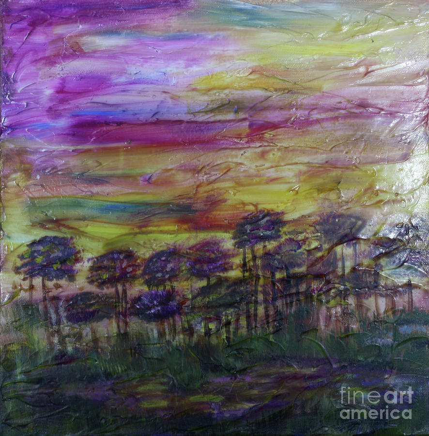 Everglades Study 3 Painting by Donna Walsh