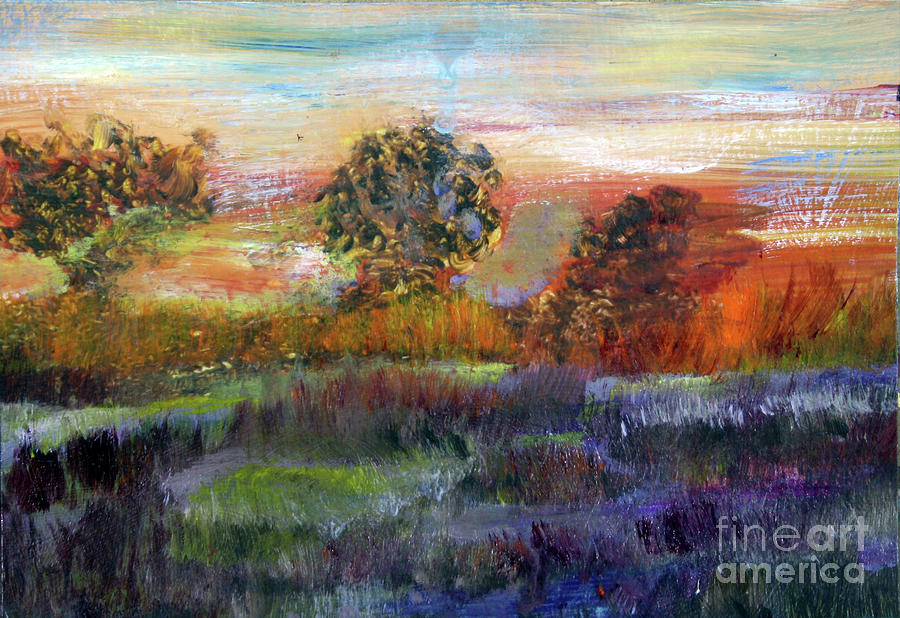 Everglades Study4 Painting by Donna Walsh