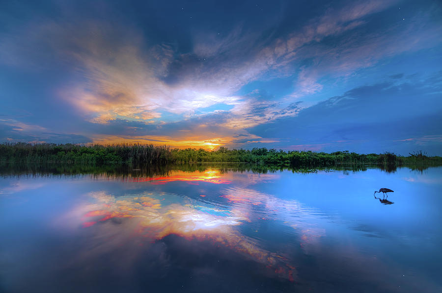 Everglades Sunset Photograph by Mark Andrew Thomas