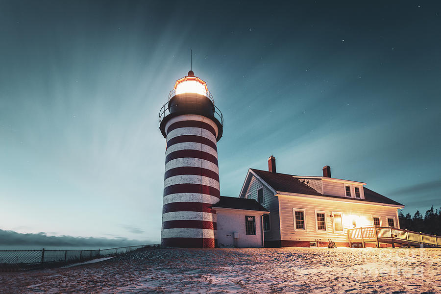 Lighthouse Photograph - Everlight by Evelina Kremsdorf