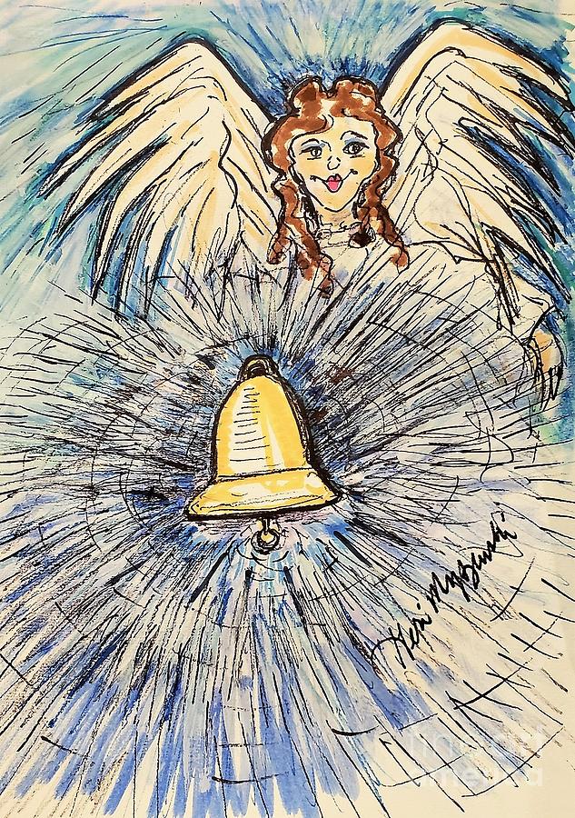 Movie Mixed Media - Every Time a Bell Rings an Angel Gets His Wings by Geraldine Myszenski