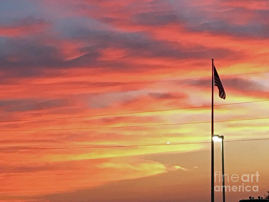Sunset Photograph - Everyday He Paints a Masterpiece by Kelly Council