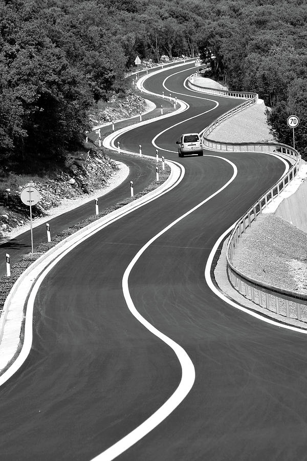Everyday Is A Winding Road Photograph by Bojan Bencic