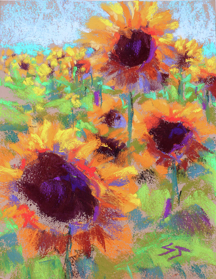 Sunflower Painting - Everything Beautiful by Susan Jenkins