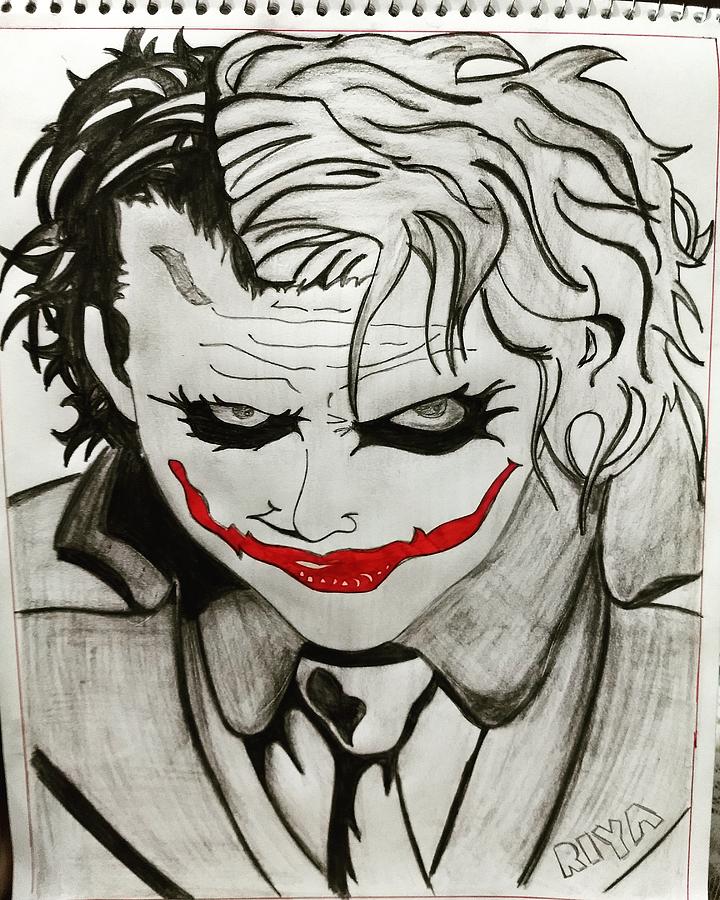 Evil smile Drawing by Riya Sharma Fine Art America