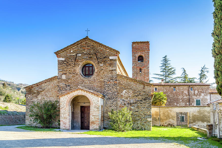 Evocative religiosity of a Romanesque Church Photograph by Vivida Photo PC