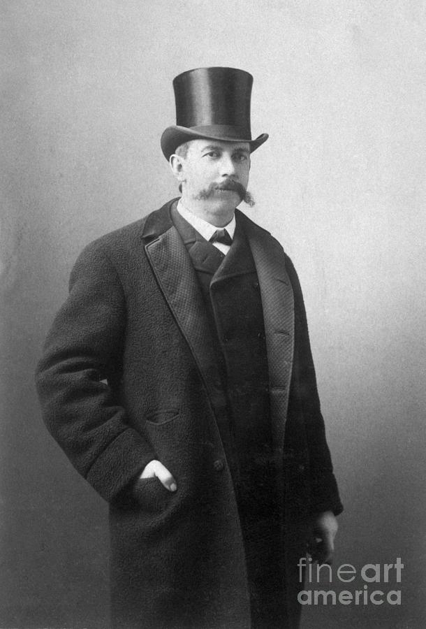 E.w. Scripps Wearing Top Hat Photograph by Bettmann