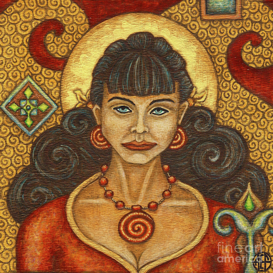Exalted Beauty Lucy Painting by Amy E Fraser