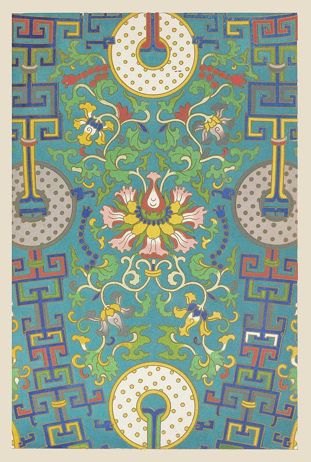 Examples Of Chinese Ornament, Pl.30 Painting by Owen Jones | Pixels