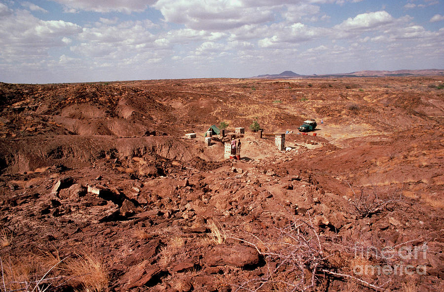 Excavation Site At East Turkana Photograph by John Reader/science Photo Library