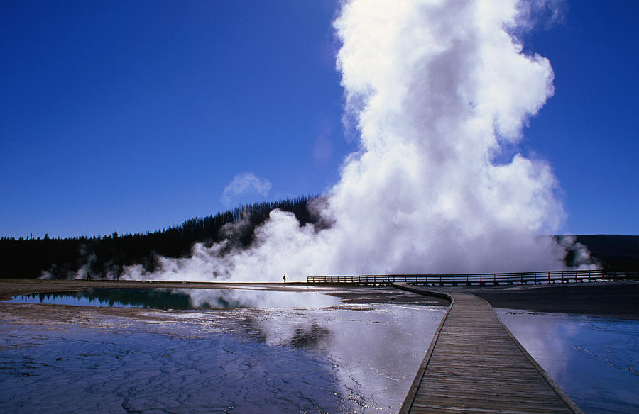 Excelsior Geyser At Midway Geyser Basin Photograph by Lonely Planet